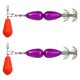 thumbnail image 2 of 2 piezas de calamar Jig con anzuelo Pulpo Jig Señuelo de pesca suave Pulpo de agua salada Violeta oscura, 2 of 8