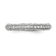 thumbnail image 4 of Solid 14k White Gold Diamond Wedding Band Ring Size 9 (Width = 3mm ) (.556 cttw.), 4 of 8