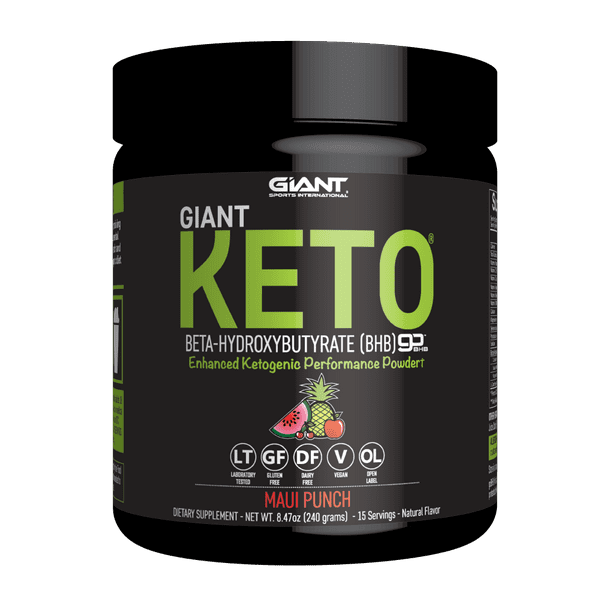 Giant Keto Exogenous Ketone Powder for Ketogenic Diet Support, Maui