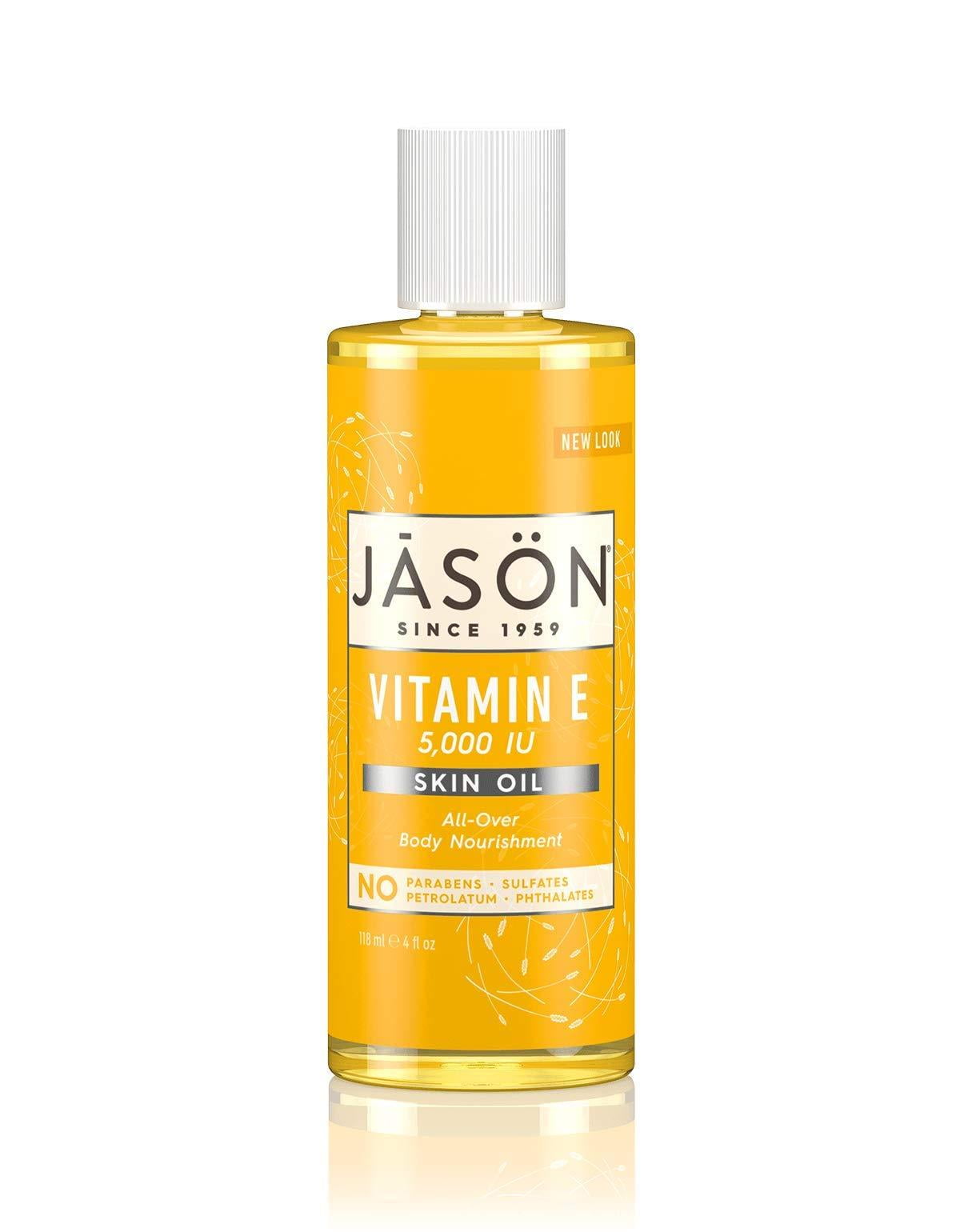 JASON Vitamin E 5,000 IU All Over Body Nourishment Oil, 4 Fl Oz (Packaging May Vary) 5000 IU