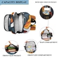 thumbnail image 3 of FORMRS Unisex School Backpack 17" Student Travel Bag with Laptop Compartment, Abstract Wavy, 3 of 7