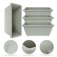 4pcs Window Box Planter Plastic Vegetable Flower Planters Boxes