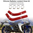 thumbnail image 1 of Tuyau de Radiateur en Silicone pour Yamaha MT-03 MT-25 YZF R3 R25 2015-2024 Rouge, 1 of 10