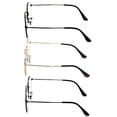 thumbnail image 3 of 3 Pairs Women Round Metal Glasses Blue Light Blocking, Filter UV Ray/Glare Computer Potter, 3 of 3