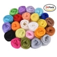 thumbnail image 1 of Hilos de fieltro para bordar Trabajo hecho a mano Costura para muñecas Hacer manualidades Hilo para bricolaje, 24 colores Scienceny  HA5632-01B, 1 of 6