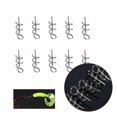 thumbnail image 1 of 100 Pcs Vis de Pêche, Goupille de Ressort en Acier Inoxydable pour Appât Souple Accessoire de Pêche, 1 of 7