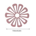 thumbnail image 4 of Household Flower-Shaped Dining Table Heat Insulation, Non-Slip Tea Mat, 4 of 9
