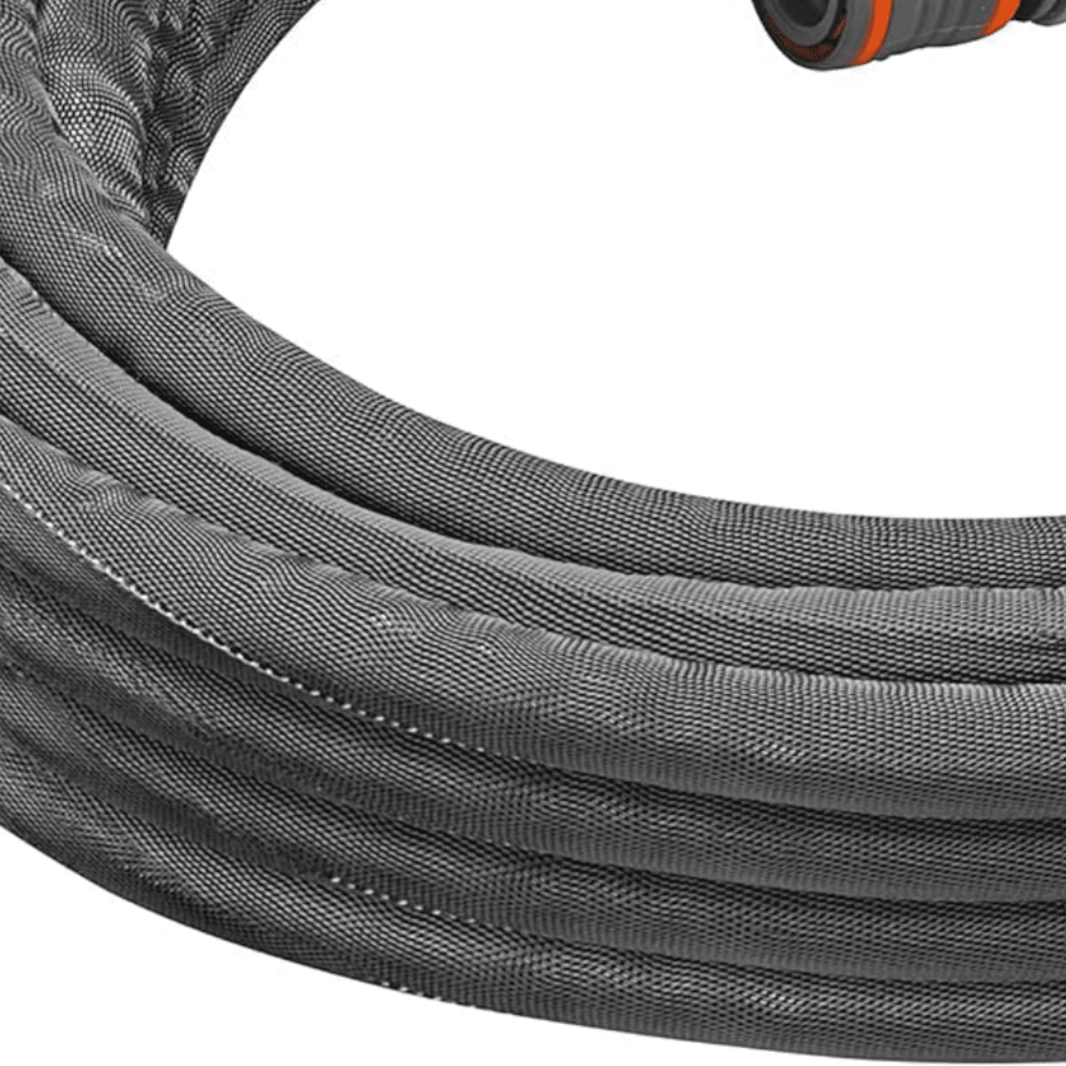 Textile Hose 1/2 inch, 10m: Highly flexible textile garden hose, with PVC inner tube, no kinking, lightweight, weather-resistant (18440-20)