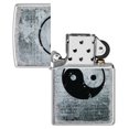 thumbnail image 3 of Zippo Yin Yang Design Street Chrome Pocket Lighter, 3 of 6