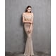 thumbnail image 3 of Vestido de noche clásico con cola de pez y hombros descubiertos para mujer, elegante, para banquetes, reuniones anuales, temperamento, terciopelo, aura, reina, 3 of 6