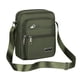 thumbnail image 3 of Bolsa de mensajero, con cremallera de seis capas, para el hombro, de negocios, billetera, para hombres, gran capacidad, para el hombro, de cuerpo cruzado, militar verde, 3 of 3