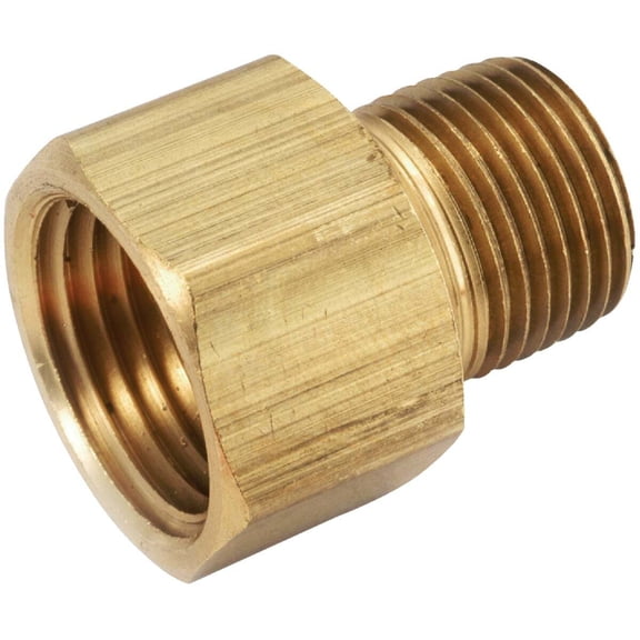 Anderson Metals 1/2 In. FPT x 3/8 In. MPT Brass Adapter 756120-0806