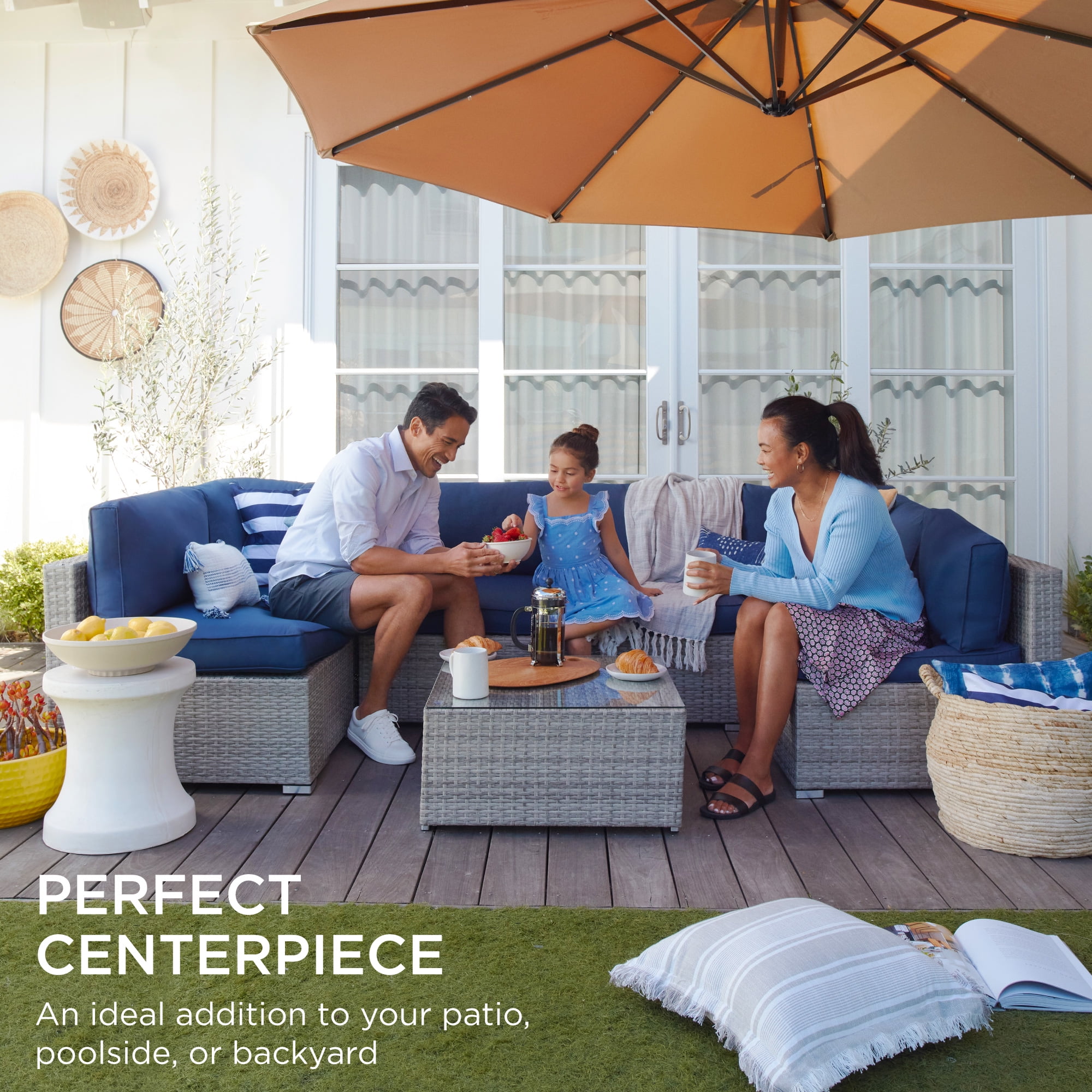 Best Choice Products 7 Piece Modular Outdoor Wicker Patio