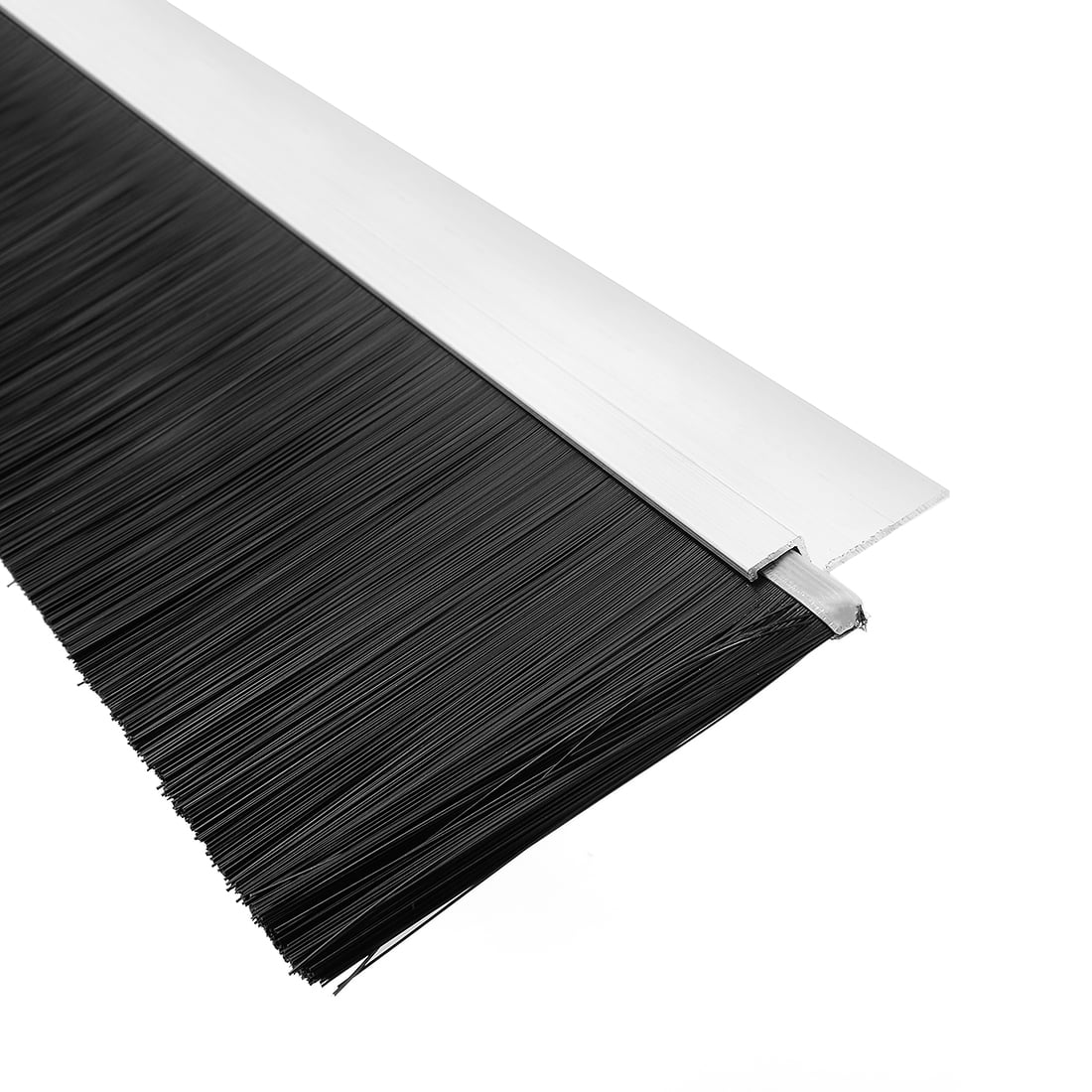 Unique Bargains Aluminum Alloy Door Bottom Sweep Nylon Brush Seal 39.37" x 4.25"