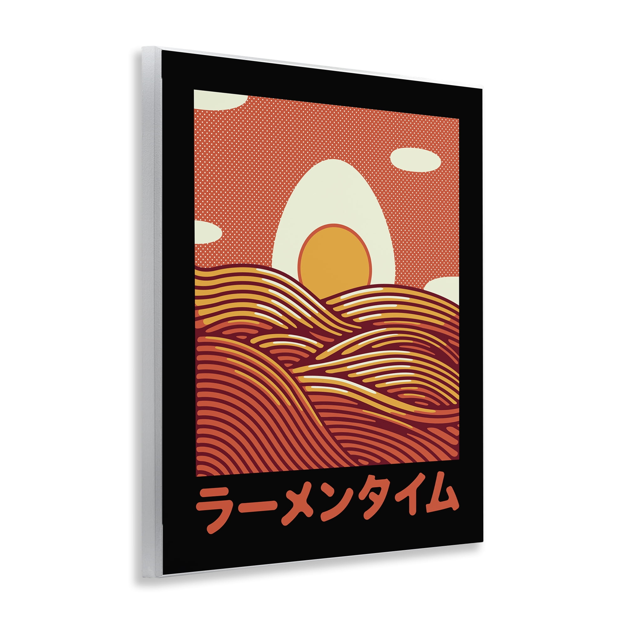 Stupell Industries Minimalist Egg & Ramen Sunset Wall Plaque Art, design by Tobe Fonseca