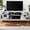 Silver, variant on Silver Mirrored Media Furniture / Fit Bedroom and Living Room