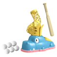 thumbnail image 2 of Máquinas de lanzamiento de béisbol con bates flexibles y 6 pelotas de béisbol, lanzador para niños pequeños, juego deportivo de béisbol al aire libre Azul, 2 of 8