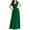 Green, variant on New Summer Fashion Dresses for Womens 2025 Plus Size Evening Dress Sleeveless Waist V-neck Solid Color Dress