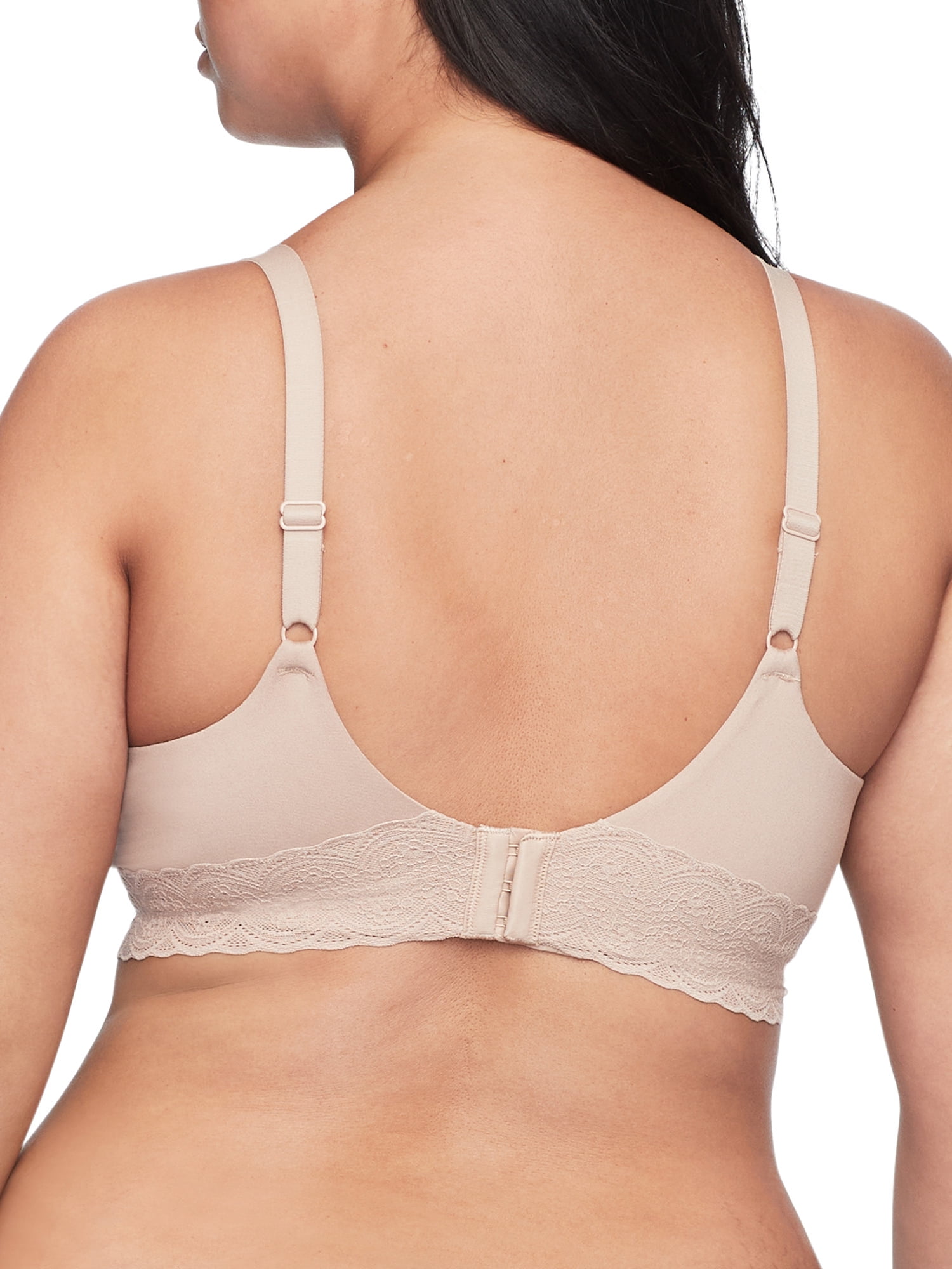 Blissful Benefits by Warner's Women's Ultra Soft Wirefree With Lace Bra  RO5691W 