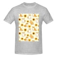 thumbnail image 4 of Bingfone Shiba Inu Dog And Sunflower Men'S Loose Fit Short-Sleeve Pocket T-Shirt, 4 of 7