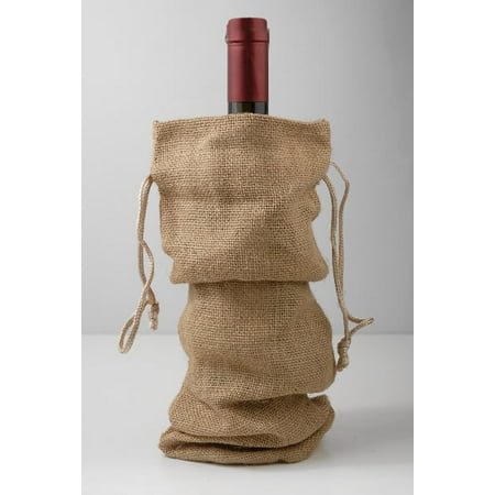 Burlap Wine Bags Drawstring Pack Of 5 Burlap Wine Bags Drawstring Pack Of 5