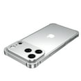 thumbnail image 2 of Dteck Metal Bumper Case for iPhone 17 Pro,Shockproof Aluminum Frame Bumper with Metal Camera Lens Protection Cover for iPhone 17 Pro ,Silver, 2 of 5