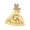 Gold(S), variant on SSNTSY Easter Porch Goose Outfits Bunny Pattern Goose Clothes Easter Dress and Hat Costume Set for Outdoor Garden Yard Patio Home Easter Goose Decor