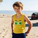 thumbnail image 2 of Niños Niños Niños Moda Lindo Gradiente Impresión Suave Camisola sin Mangas para el Uso Casual Y Ocasiones Especiales, 2 of 8