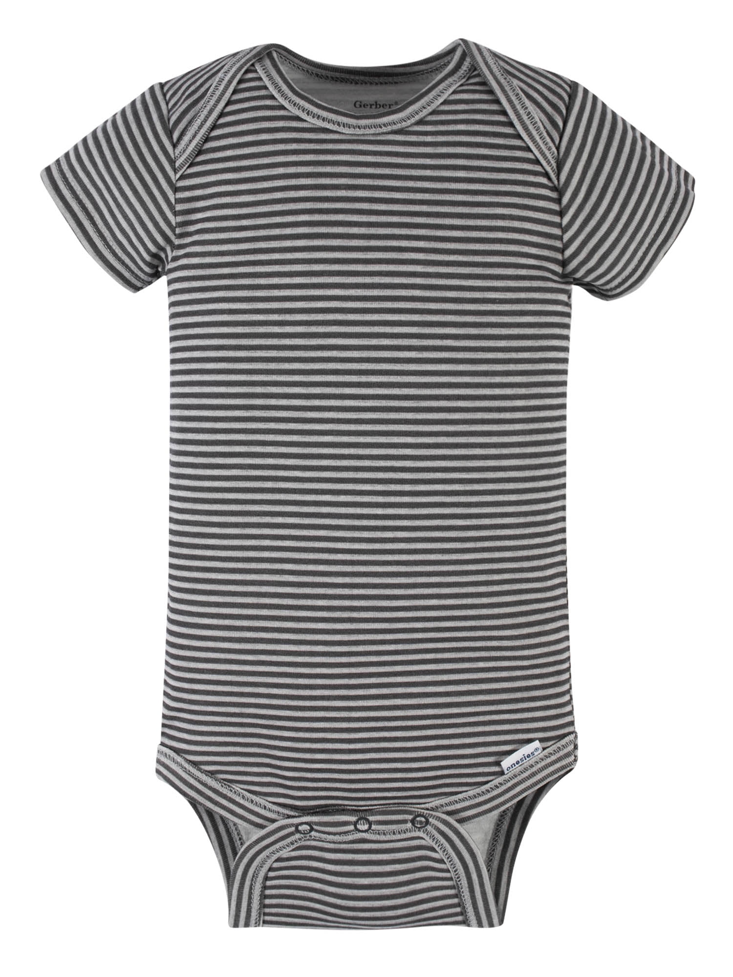 Gerber Baby Boy Short Sleeve Onesie Bodysuits, 5-Pack (Preemie-24 Months)