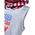 thumbnail image 6 of Dewadbow Kids Boys Suit Set Sleeveless Casual Hooded Tops Shorts, 6 of 6
