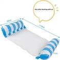 thumbnail image 6 of Pool Floats Adult Heavy Duty Inflatable Floating Toys Blue and Pink 2 Count, 6 of 8