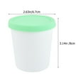 thumbnail image 2 of LIFKOME Ice Cream Pint Storage Containers With Silicone Lids For Ice Cream Sorbet Yogurt And Soup Reusable Meal Prep 2.64 X 2.64 X 3.15 Inches, 2 of 8