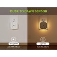 thumbnail image 3 of 2 Pack Very Dim Sleep Night Lights Plug into Wall, Sleep Light for Kids and Adult, Bedroom Night Light, Light Sensor, LED, Dimmable, Warm Soft Light Plug in Night Light, 3 of 4