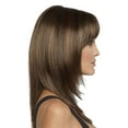 thumbnail image 4 of Ladies Wig Long Curly Wig Natural Hair Naphane In The Middle Part Of Heat Synthesis 19.68 Inch Wig,Pink Pullover Toupee, 4 of 6