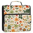 thumbnail image 5 of FORMRS Zipper Binder with Shoulder Strap 2-inch Ring 500 Sheet Capacity File Bag, Leaves Pattern, 5 of 5