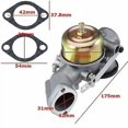 thumbnail image 2 of Lawn Mower Trimmer Carburetor for 491031 490499 491026 281707 12hp Engine - Carburetor for Lawn Garden, 2 of 5