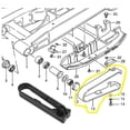 thumbnail image 3 of Deslizador de cadena Delantera ANGGREK Funcionamiento Suave 61273 19A01 para LT250R QuadRacer 1985 A 1990, 3 of 7
