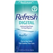 Refresh Digital Lubricant Eye Drops Artificial Tears, 10 ml