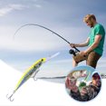 thumbnail image 1 of Pesca de señora 24 cm 83g Cebo artificial Wobblers para la trucha de lubina Pike amarillo, 1 of 7