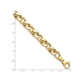 thumbnail image 2 of 14K Yellow Gold Mens Curb Chain Bracelet 8.5 Inches (8.85mm), 2 of 3