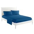 thumbnail image 3 of Soft Bed Sheets Set Bedspread Deep Pocket High Quality Bedding Set Blue QUEEN Size 4Pcs, 3 of 8