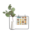thumbnail image 1 of Hong Kong Foodie China Metal Picture Frame Cerac Vase Decor, 1 of 3