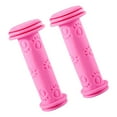 thumbnail image 2 of Poignée de Guidon en Caoutchouc 0.87' Confortable Poignée de Vélo Plus Courte Rose, 2 of 10