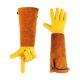 thumbnail image 1 of Guantes de jardinería de piel de oveja Apuakthei, protección laboral para jardinería, a prueba de puñaladas y cortes, largos, 1 of 5
