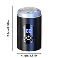 thumbnail image 3 of Afeitadora de metal para hombres con carga USB y cuchilla plegable, 3 of 5