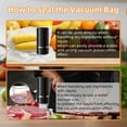 thumbnail image 4 of Electric Wine Vacuum Sealer – Seal Opened Wine Bottles, Vacuum Bags, and Mason Jars with Bonus Stoppers, Lids, and Reusable Bags for Versatile Storage, 4 of 8