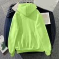 thumbnail image 4 of KIHOUT Hauts pour Femmes Printemps Hiver Mode Classique Couleur Unie Manches Longues à Capuche avec Poche Chandails en Molleton, 4 of 4