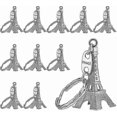 thumbnail image 1 of Key Ring 15 Pieces Eiffel Tower Keyring Retro Adornment French Souvenirs, 1 of 5
