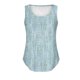 thumbnail image 5 of Puntoco Tops de cuello cuadrado para mujer, blusas casuales de moda de verano con estampados, blusas holgadas de cuello redondo sin mangas, 5 of 5