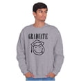 thumbnail image 5 of Graduate 90s Throwback Graduation Sweatshirt for Men or Women Brisco Brands S, 5 of 6